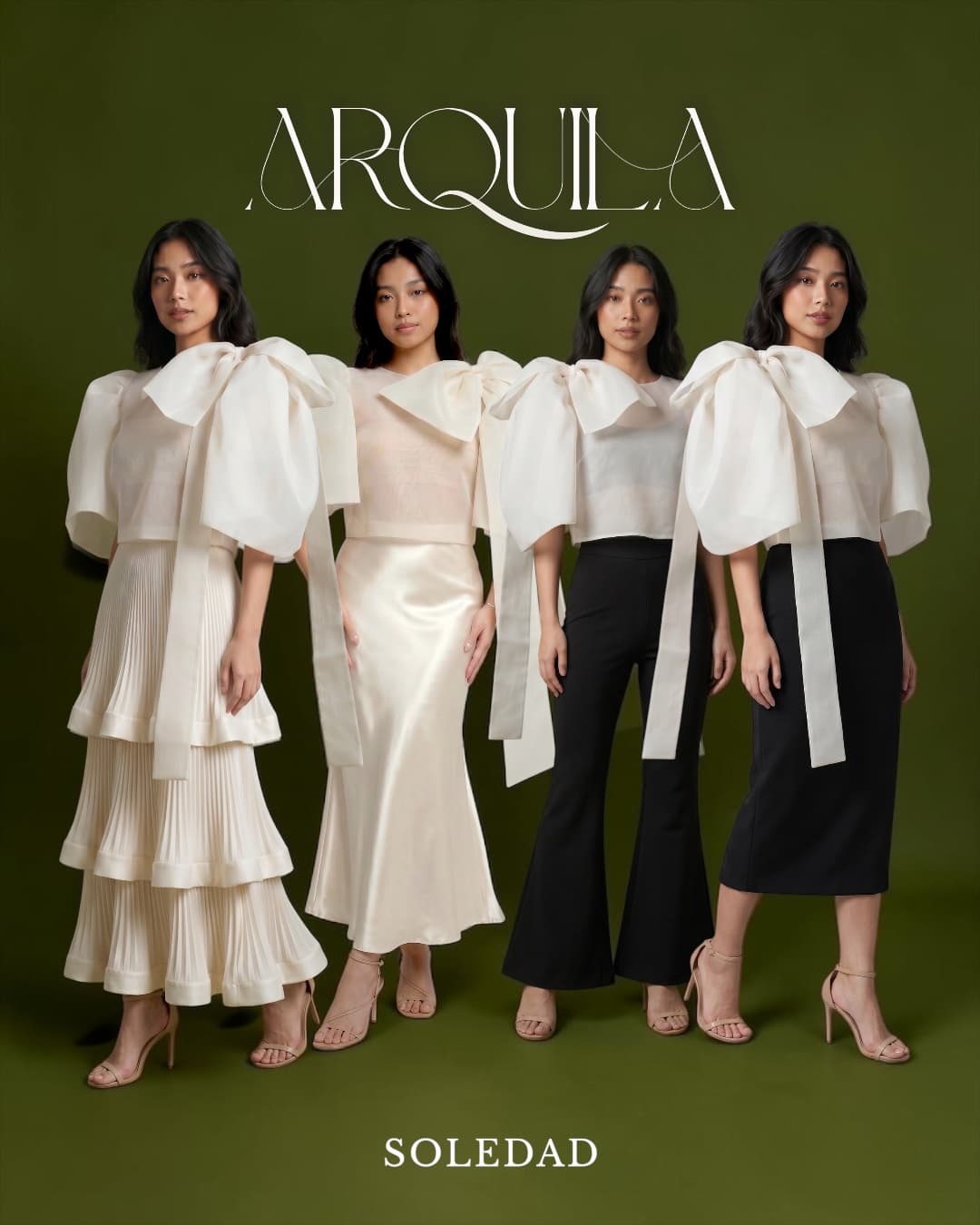 Soledad - Piña bow top, four ways