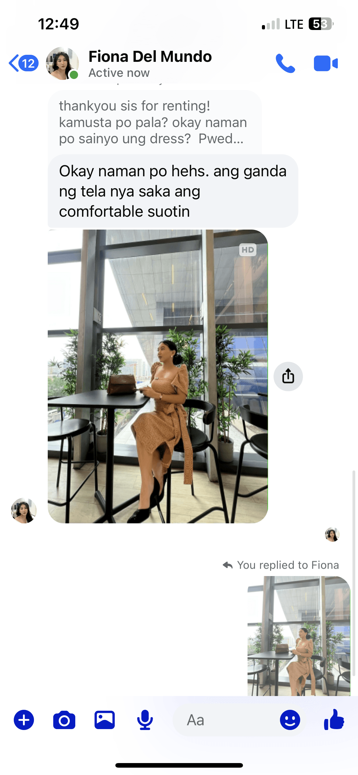 A renter in the josefa piece by Arquila